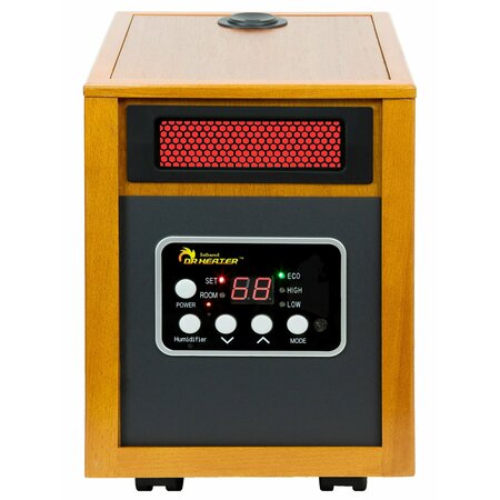 DR INFRARED HEATER Infrared 1500-Watt Portable Space Heater with Humidifier and Dual Heating System DR-968H
